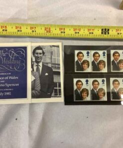 July 1981 Royal Wedding Stamp Booklet