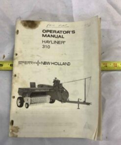 New Holland Hayliner 310 Owners Manual