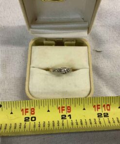 14k “Diamond” Ring size 4.5