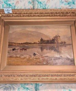 J.B. McDonald 1829-1901 Kilchurn Castle Loch Awe original on canvas