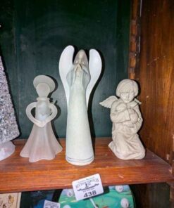Trio of Angel Figurines