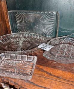 Pickle and cheese serving dishes