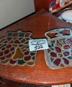 Stain glass trivets