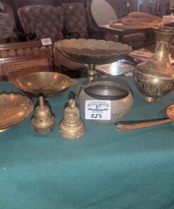 Brass bowls, Vase, bell, etc