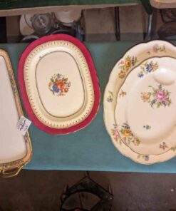 Haviland Rosedale, Limoges Elite & Aynsley Serving plates