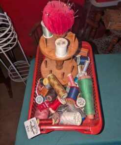 Sewing thread and holder