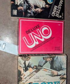 Uno, Mastermind and Probe Board Games