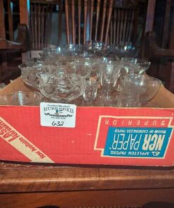 Depression Champagne glasses and assorted stemware