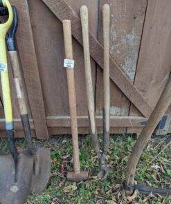 Sledge hammer and vintage loppers