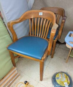 Retro Wooden upholstered seat occasional chairs