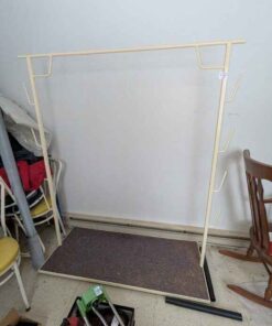 Steel Coat, boot & Hat Rack