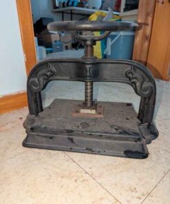 Smarts of Brockville Antique Cast Book Press