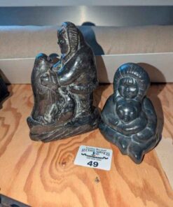 Ceramic and stone statues