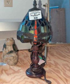 Dragon Fly mosaic table lamp