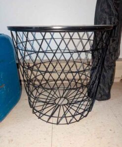 Wrought iron Storage table