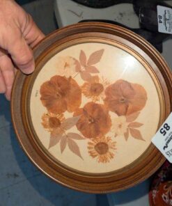 Pressed flower wall hanging