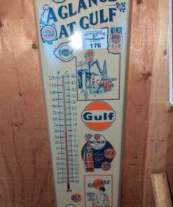 Gulf Advertising wall thermometer