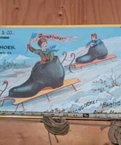 H. Leh & Co Manufacturer's of fine shoes advertising sign