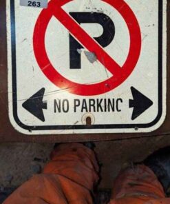 No Parking road sign