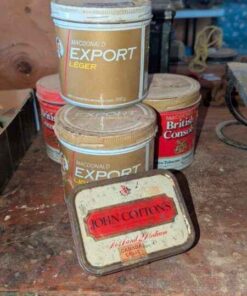 Tobacco and cigarette tins