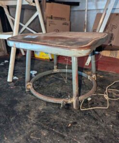 Vintage Shoe Store Steel stool