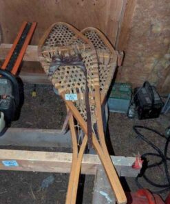 Wood snow shoes 12 x 45