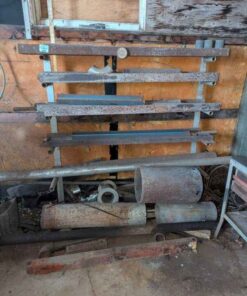 Steel piping, I-Beam segments, etc