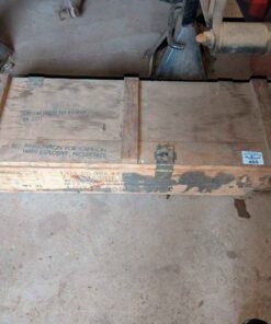 Wooden ammunition crate