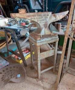Enderes Tool Co Anvil on Stand