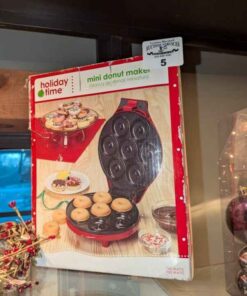 Holiday Time Mini donut maker