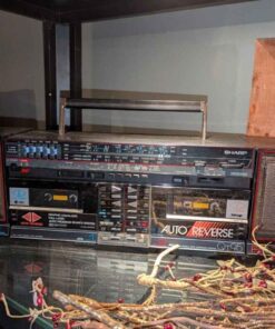 Sharp AM/FM cassette player