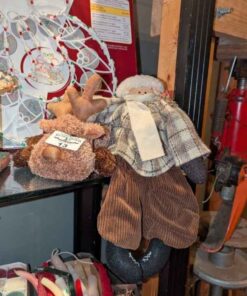 Plush Snowman and reindeer