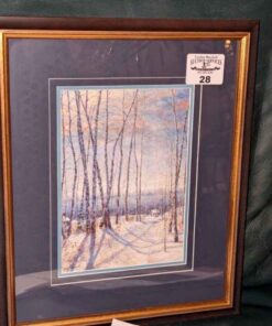 John Stopciati "Northern Birches" framed print