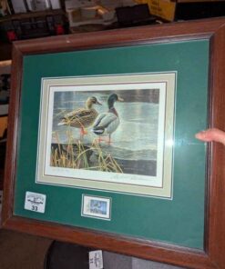 Robert Bateman Early Winter Mallard Pair print and federal stamp