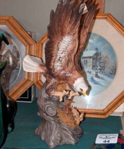 Bald Eagle Ceramic Figure