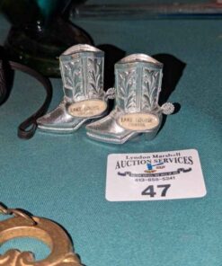 Lake Louise Cowboy boot salt and pepper shakers