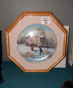 Keirstead "Favourite Presents" Collector plate in Frame