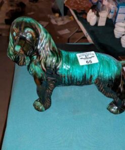 Pottery Spaniel statue