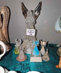 Glass and assorted Angel Figures