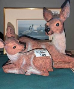 Deer and Fawn Statue