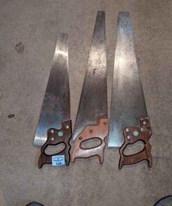 Trio of hand saws