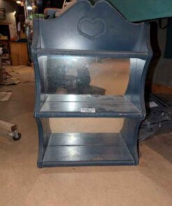 Mirror Backed Wall Shelf