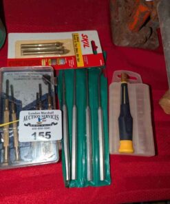 Precision Screwdrivers, Glass and tile drill bits, etc