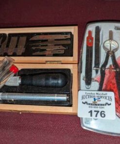 Exacto knife set and geometry set