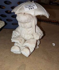 Fountain sprinkler - girl with umbrella