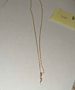 10kt Necklace with pendant