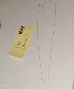 14kt Chain - broken