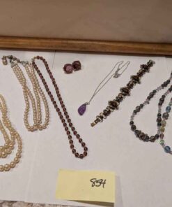 Costume necklaces and earrings