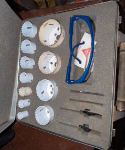 Mastercraft metal hole saw kit