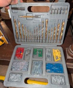 Drill bits, wall anchors, etc